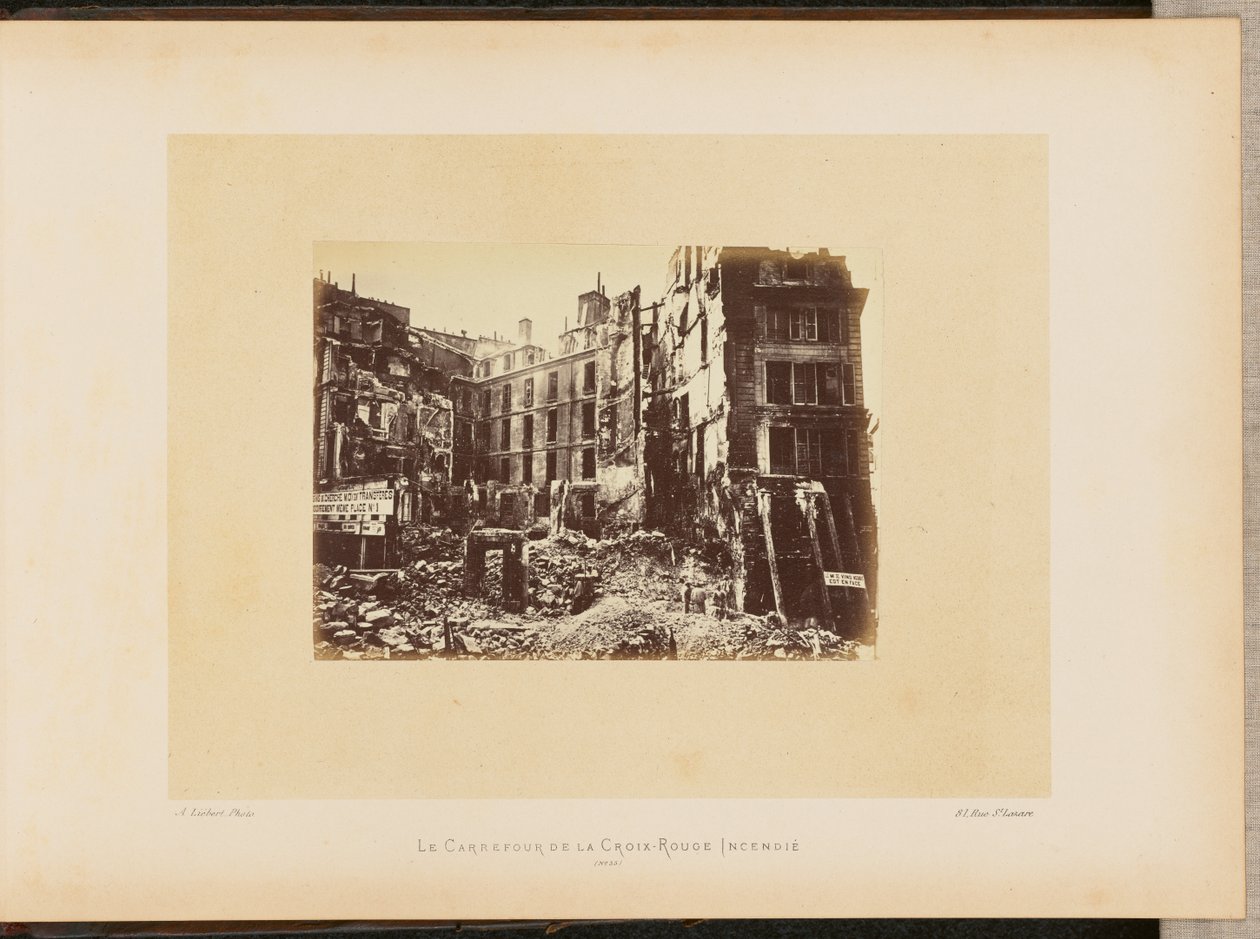 The Crossroads of the Red Cross Burned by Alphonse J. Liébert