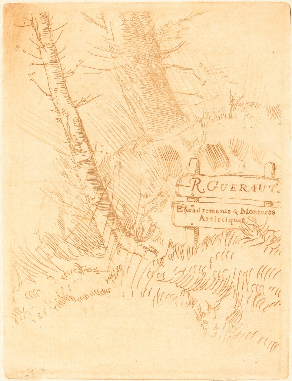 Address of R. Gueraut by Alphonse Legros