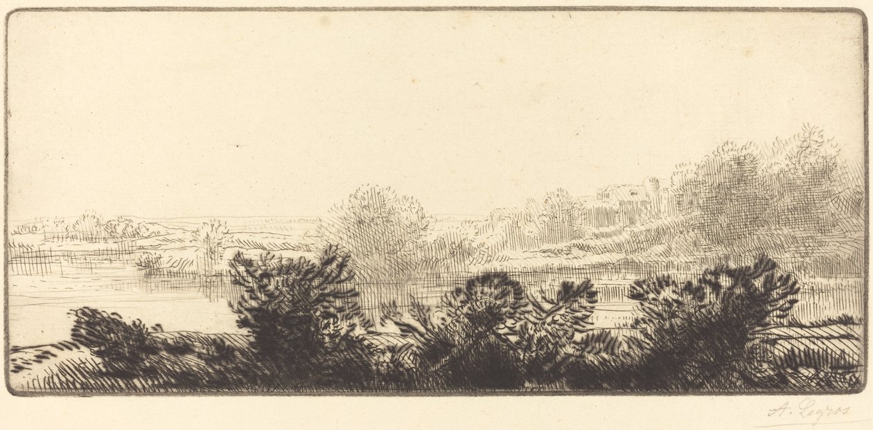 Banks of the Loire by Alphonse Legros