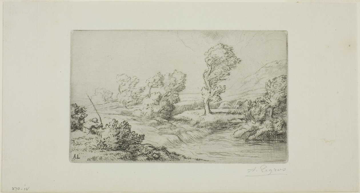 Banks of the Marne by Alphonse Legros