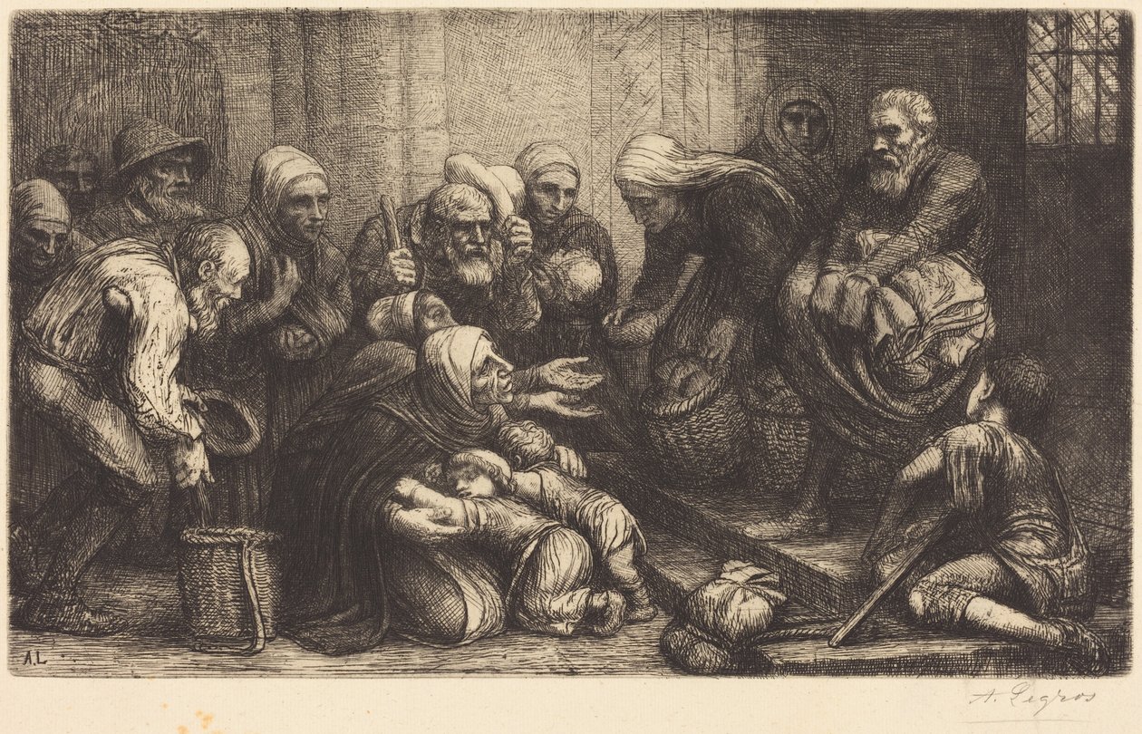 Beggars of Brussels by Alphonse Legros