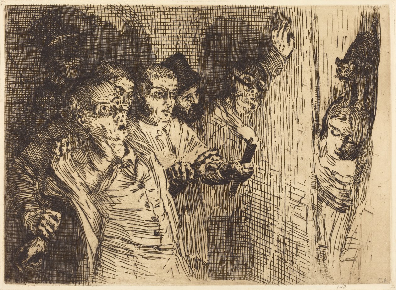 Black Cat by Alphonse Legros