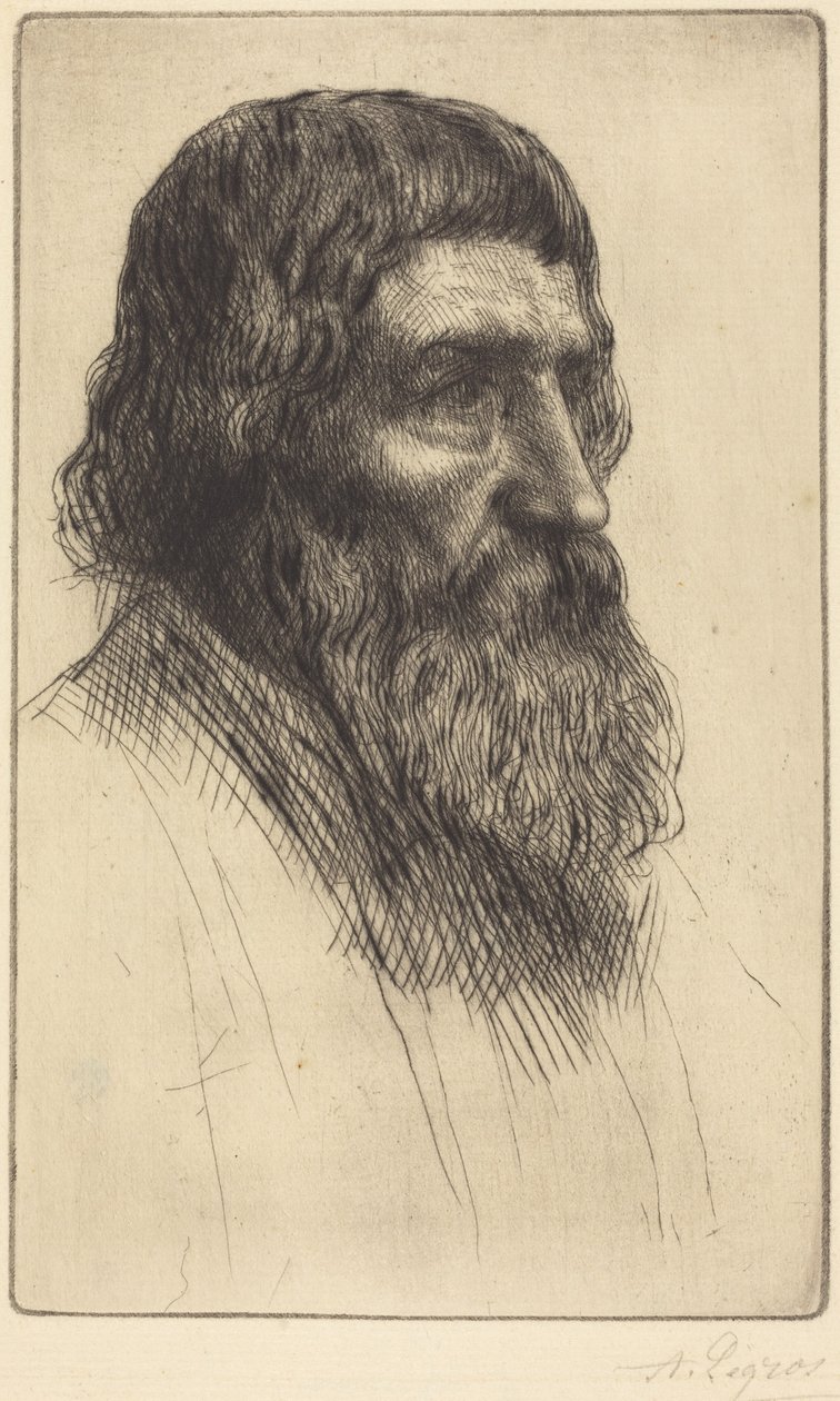 English Peasant by Alphonse Legros