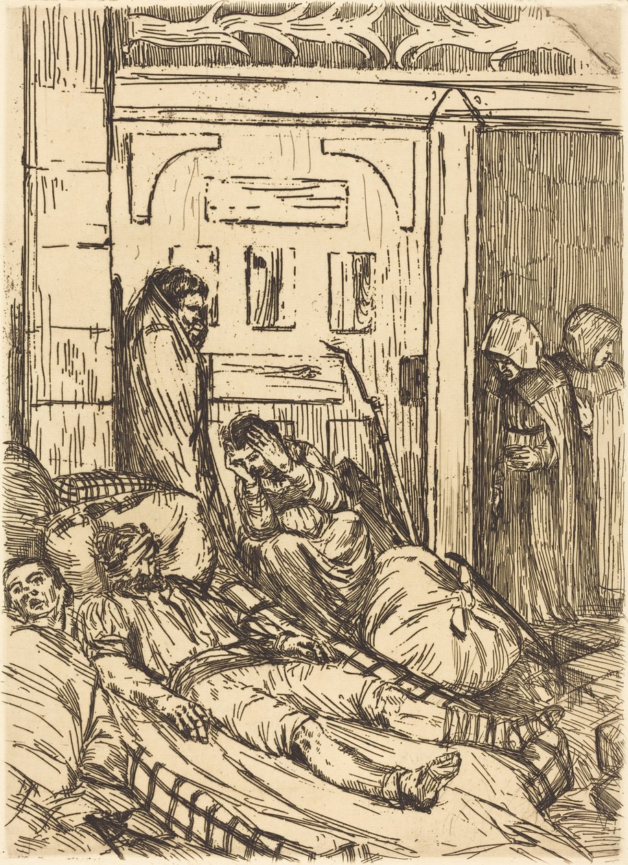 Field Hospital by Alphonse Legros