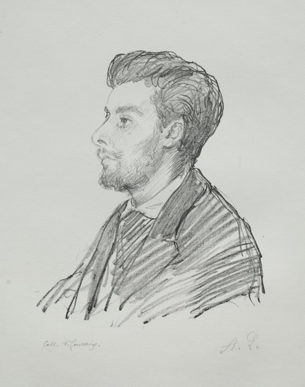 Frédéric Régamey by Alphonse Legros