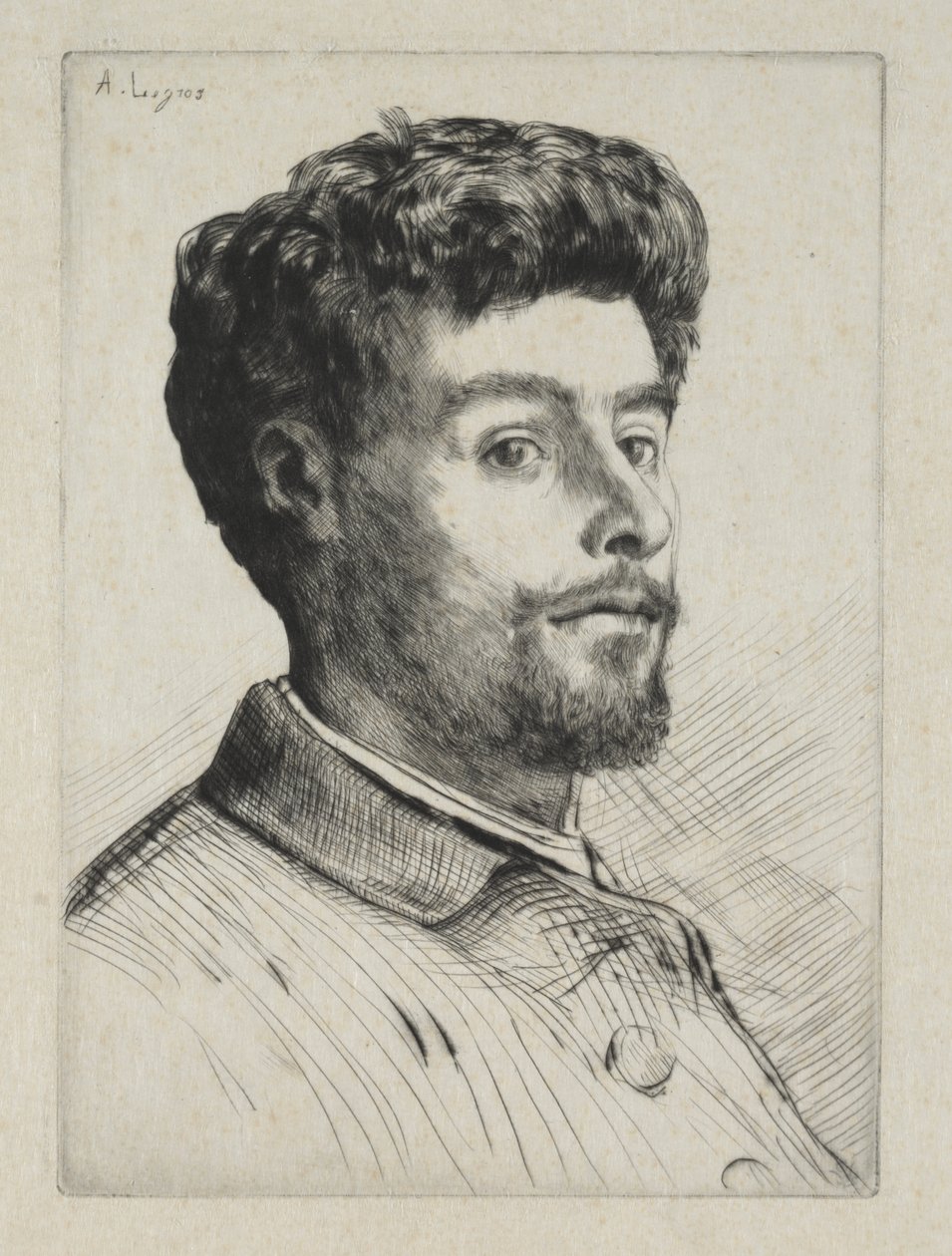 Frédéric Régamey by Alphonse Legros