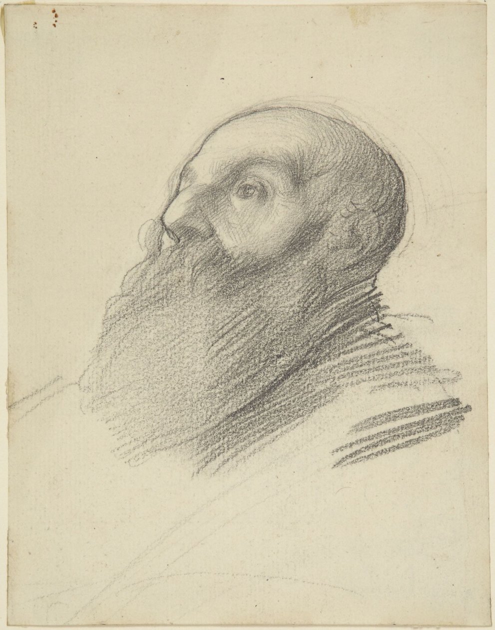 Head of Bearded Man by Alphonse Legros