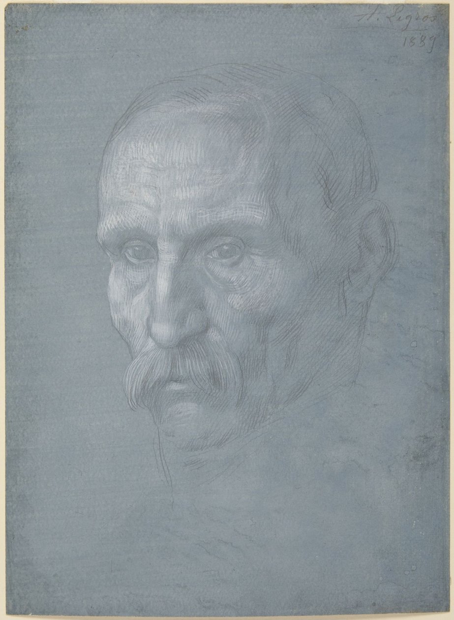 Head of Man by Alphonse Legros