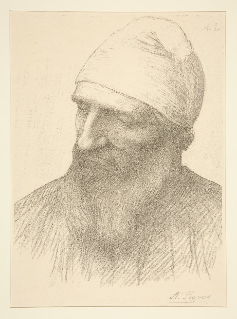 Head of a Man by Alphonse Legros
