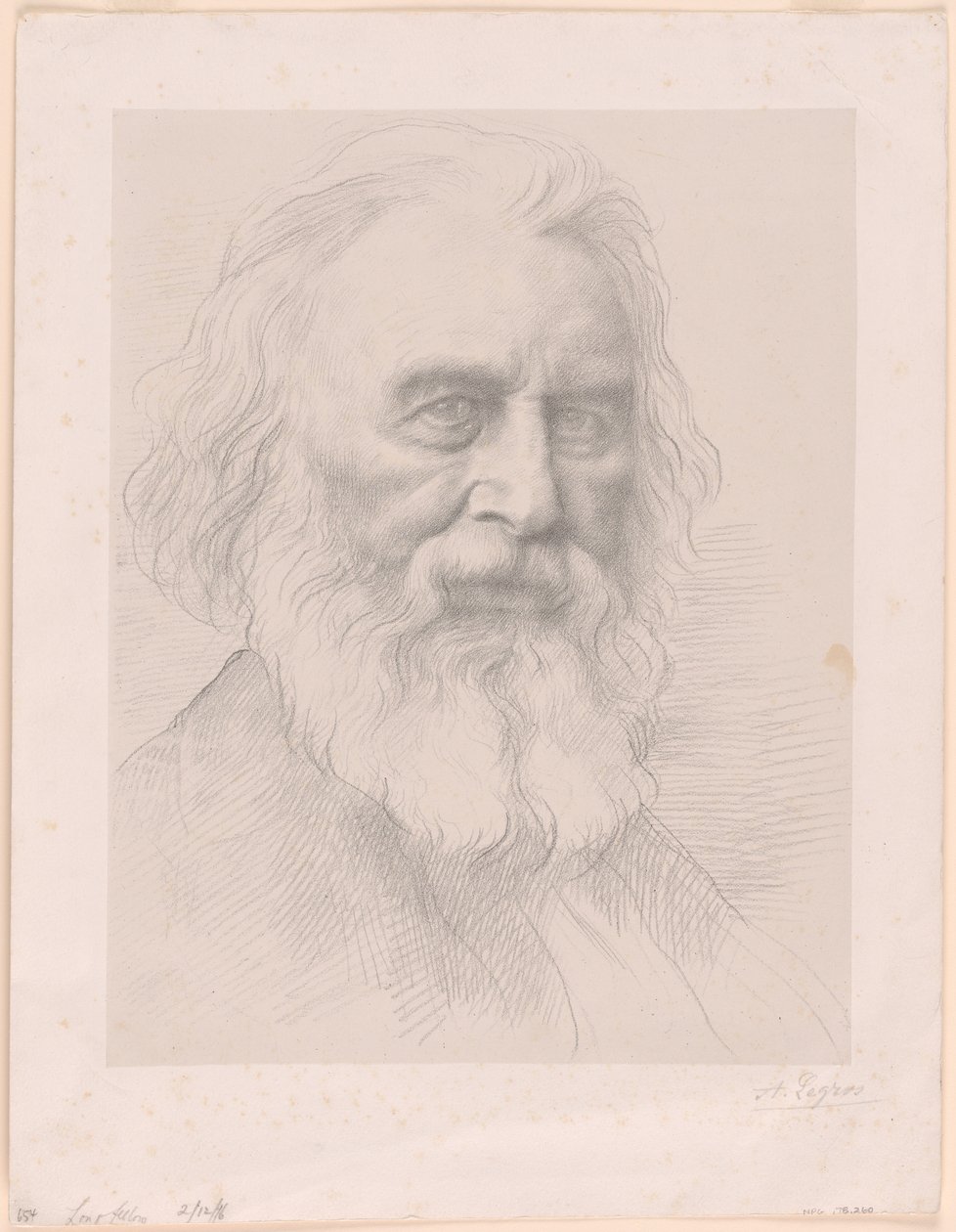 Henry Wadsworth Longfellow by Alphonse Legros