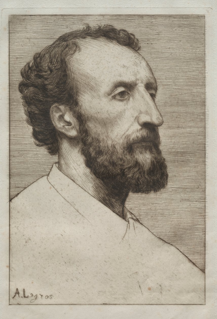 Jules Dalou by Alphonse Legros