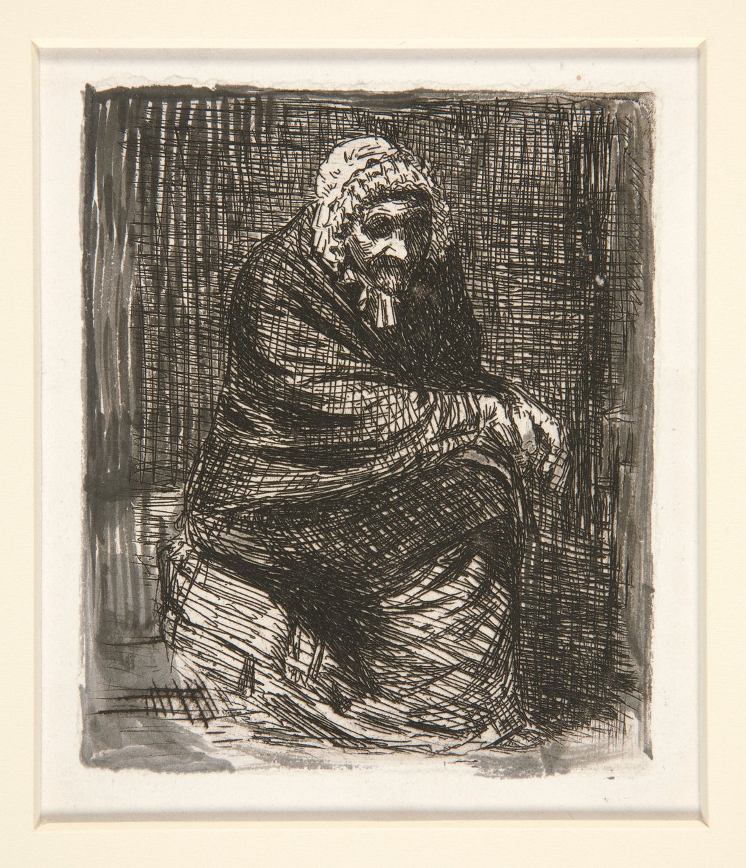 The Old Woman Assine by Alphonse Legros