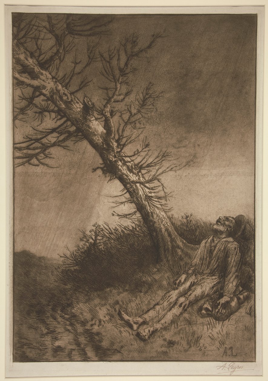 Death of the Vagabond by Alphonse Legros