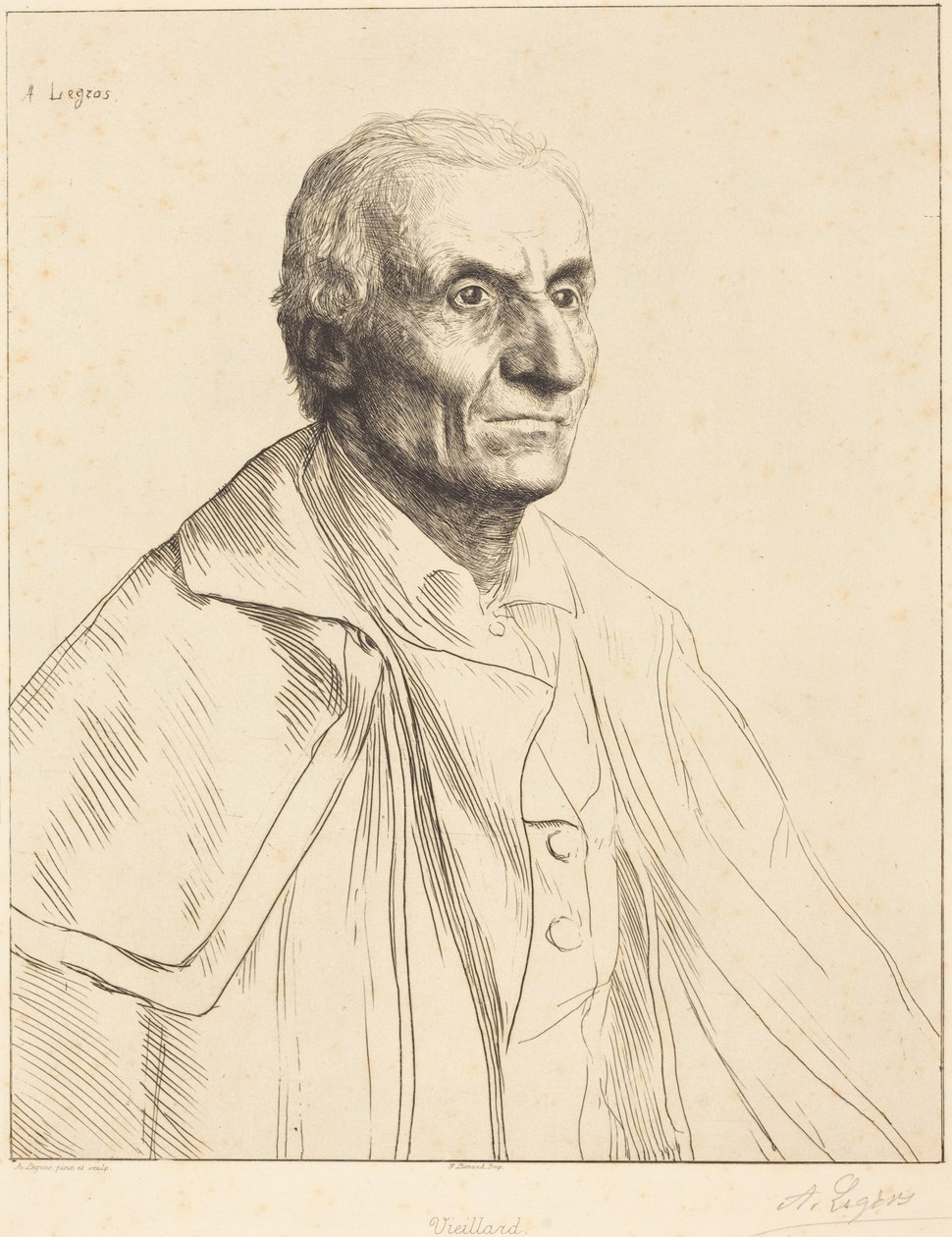 Large Spaniard by Alphonse Legros