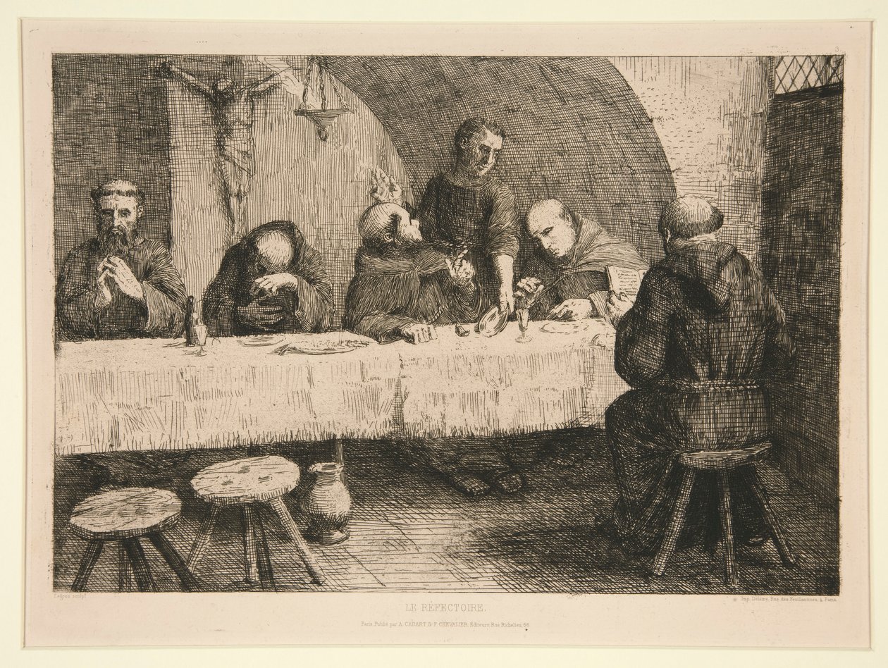 The Refectory by Alphonse Legros