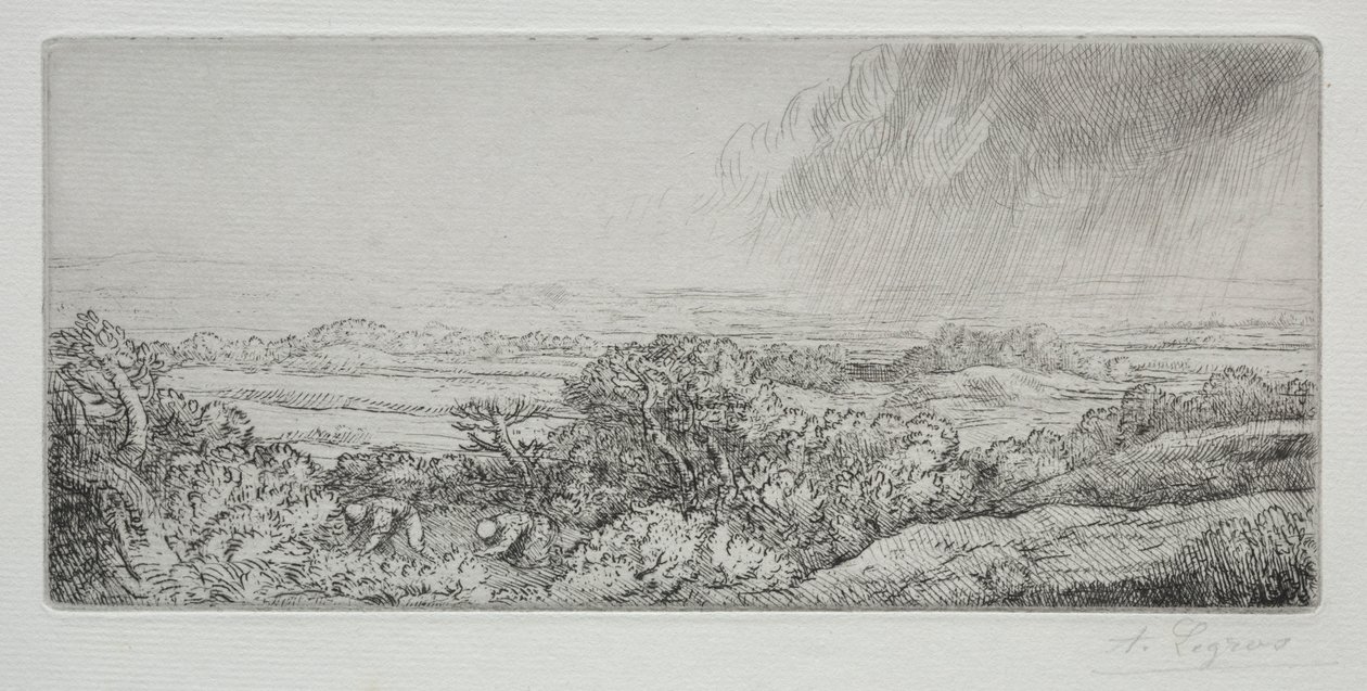 Les Ramasseurs des Champignons by Alphonse Legros