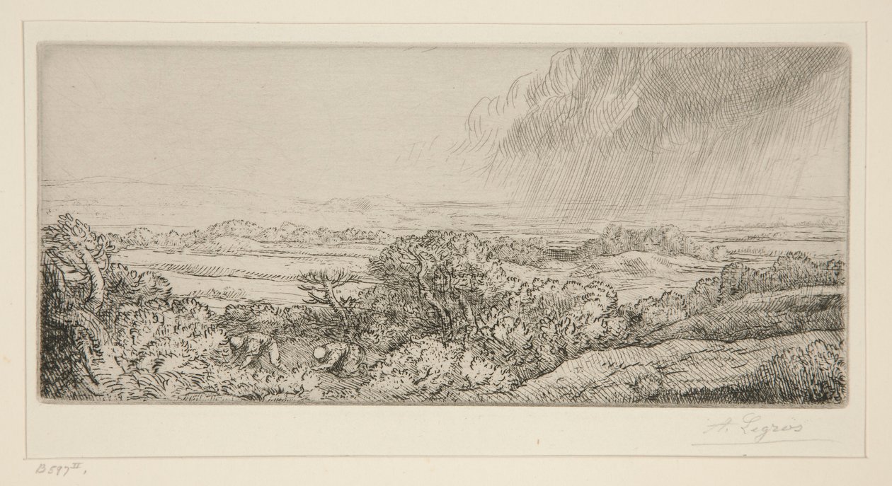 The Mushroom Gatherers by Alphonse Legros