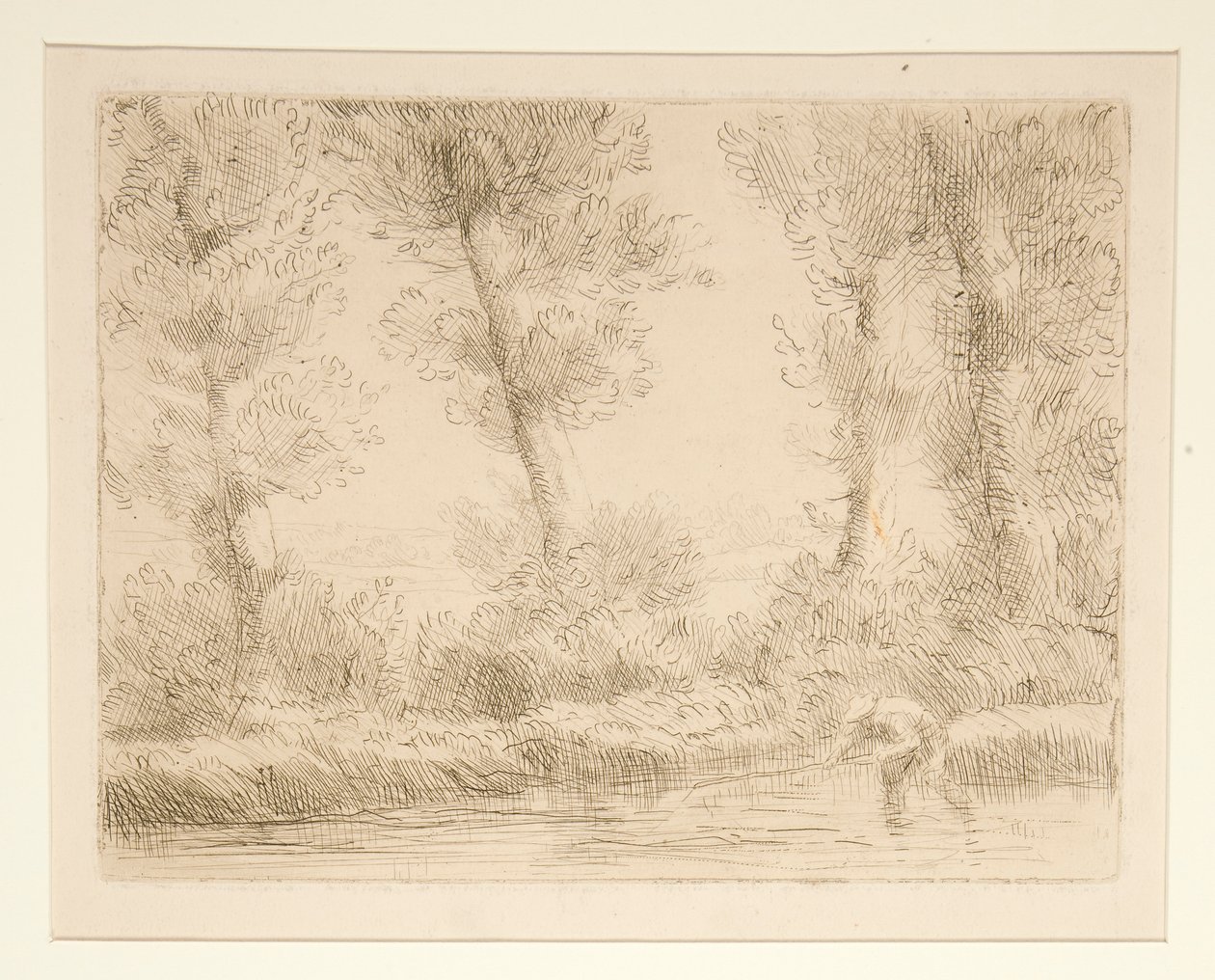 The Banks of the Liane by Alphonse Legros