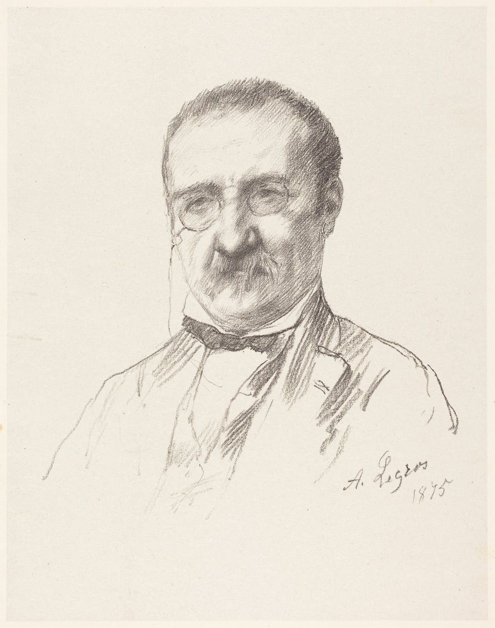 M. Champfleury by Alphonse Legros