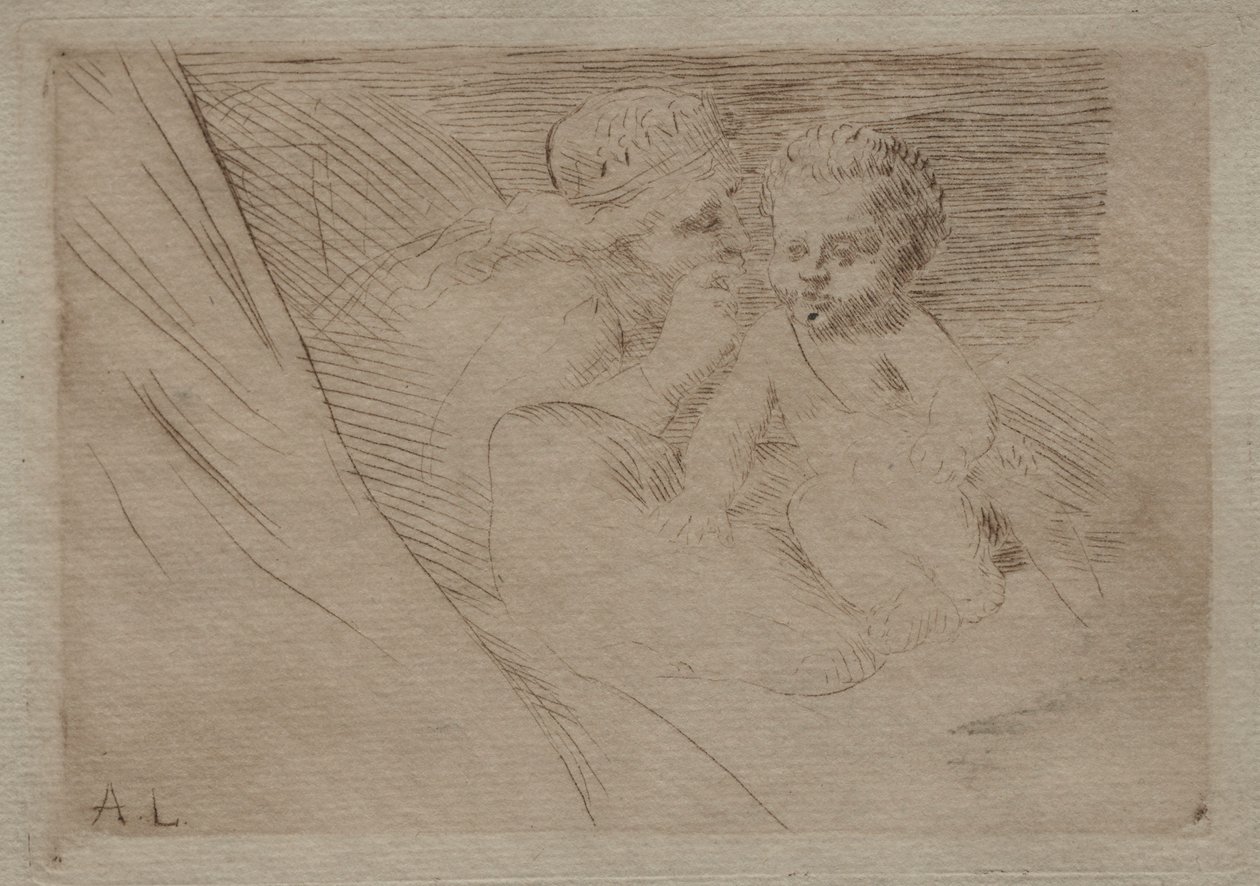 Mab and Cupid by Alphonse Legros