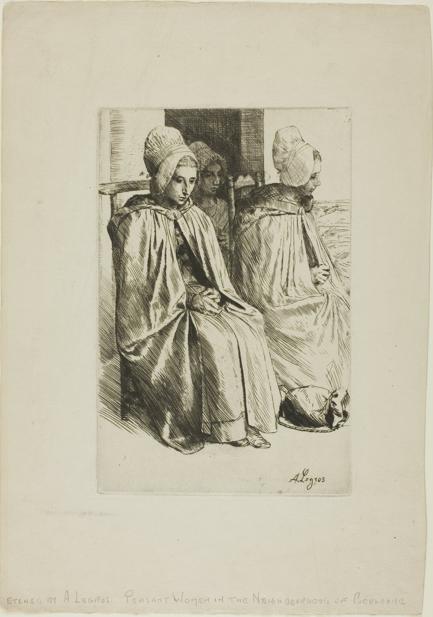 Peasant Women from Near Boulogne by Alphonse Legros