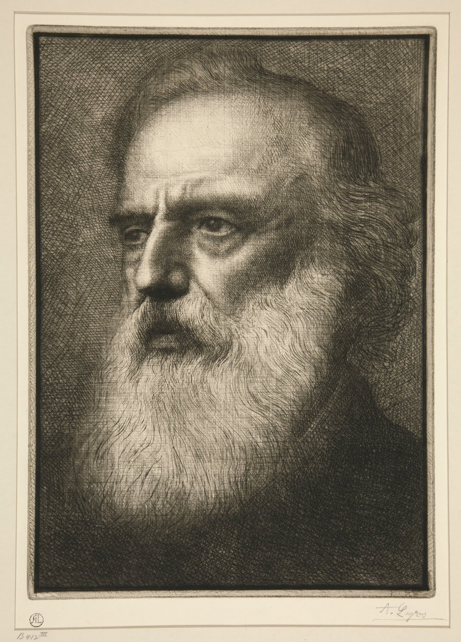 Portrait of the Artist by Alphonse Legros