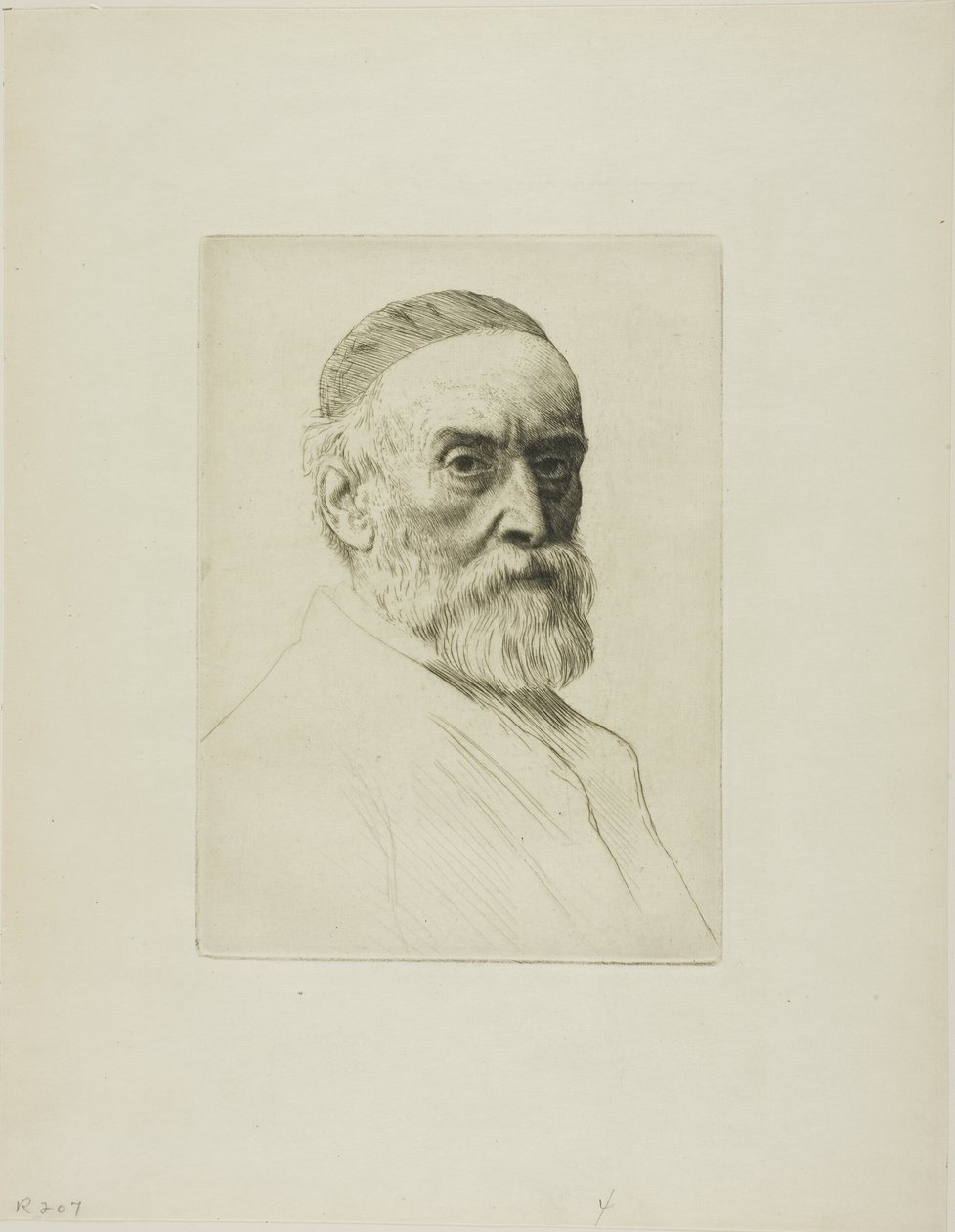 Portrait of G. F. Watts, R.A. by Alphonse Legros
