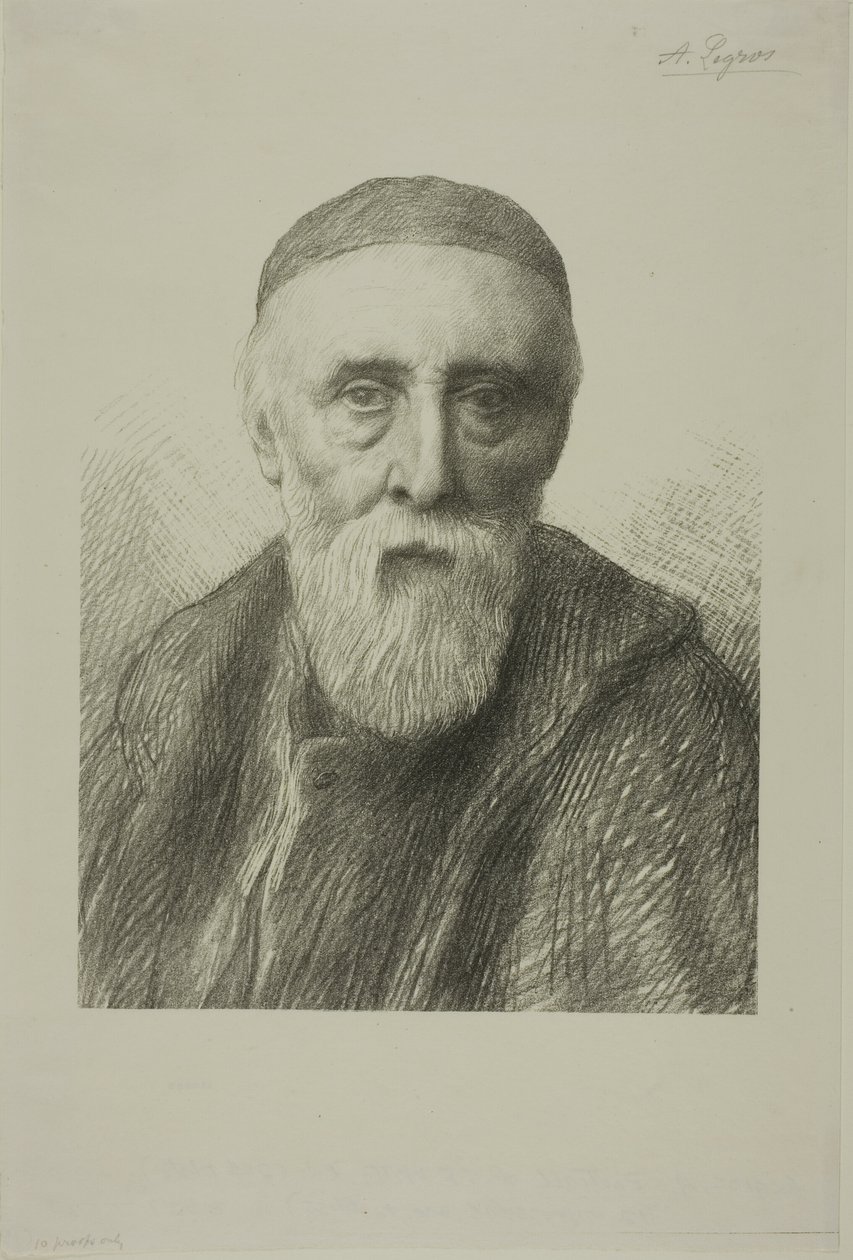 Portrait of G. F. Watts, R. A., second plate by Alphonse Legros
