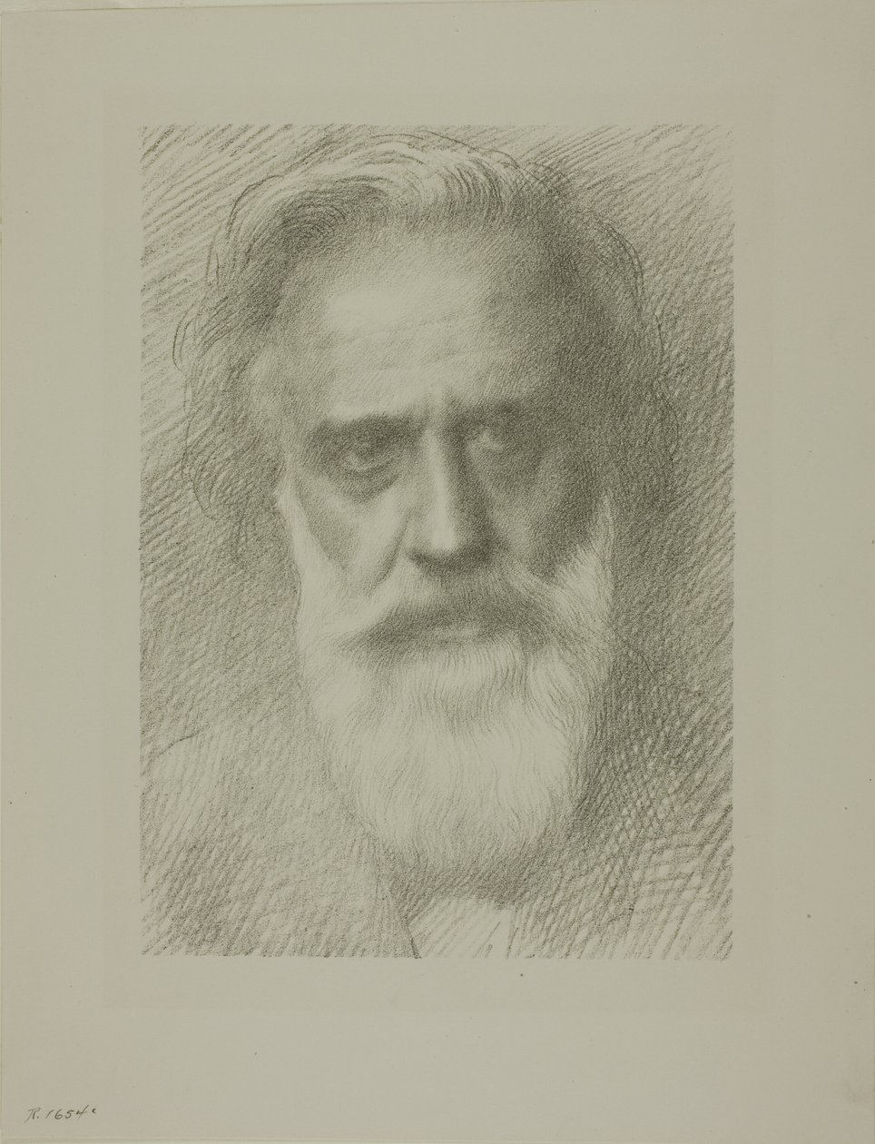 Portrait of the Artist, Eighth Plate by Alphonse Legros