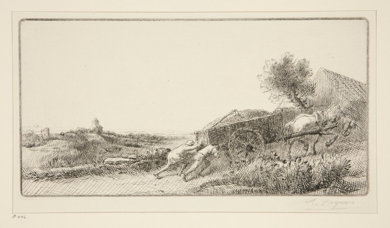 Bringing in the Hay by Alphonse Legros
