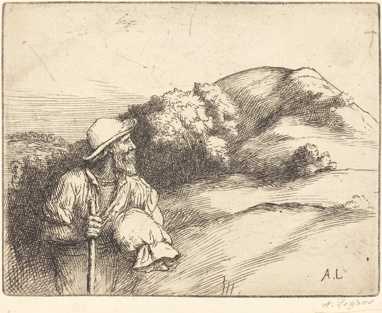 Return from the Fields by Alphonse Legros