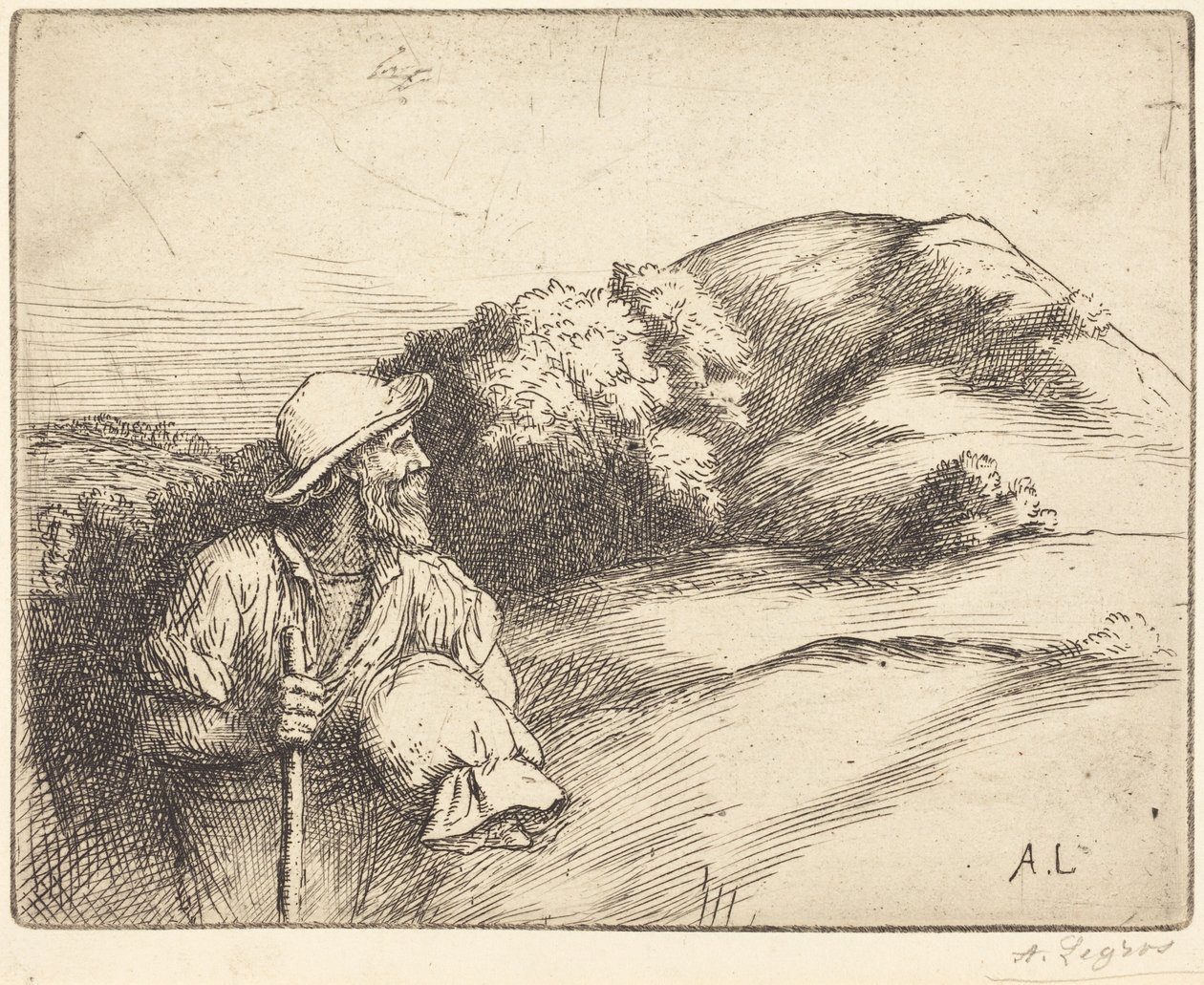 Return from the Fields by Alphonse Legros