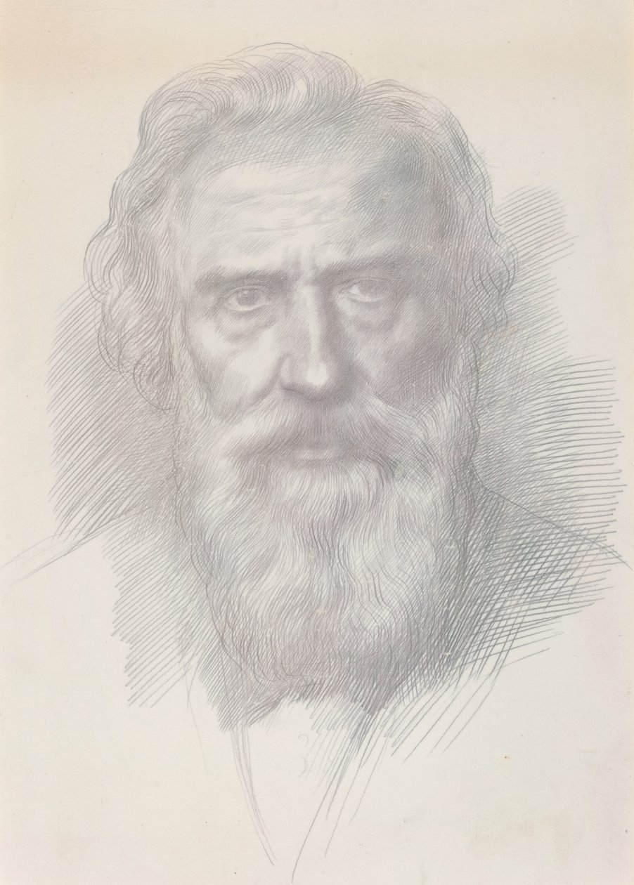 Self-Portrait, c. 1895 by Alphonse Legros