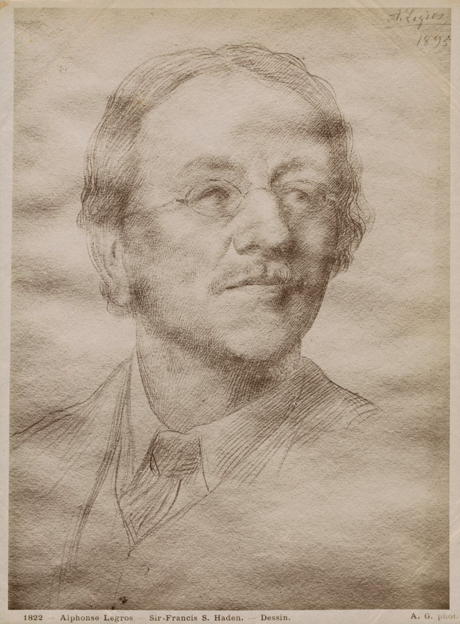 Sir Francis Seymour Haden Junior by Alphonse Legros