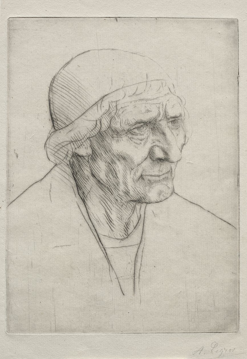 Head of Benediction by Alphonse Legros