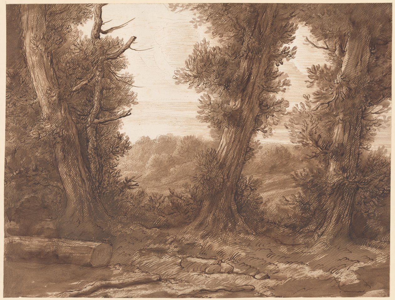 The Big Trees by Alphonse Legros