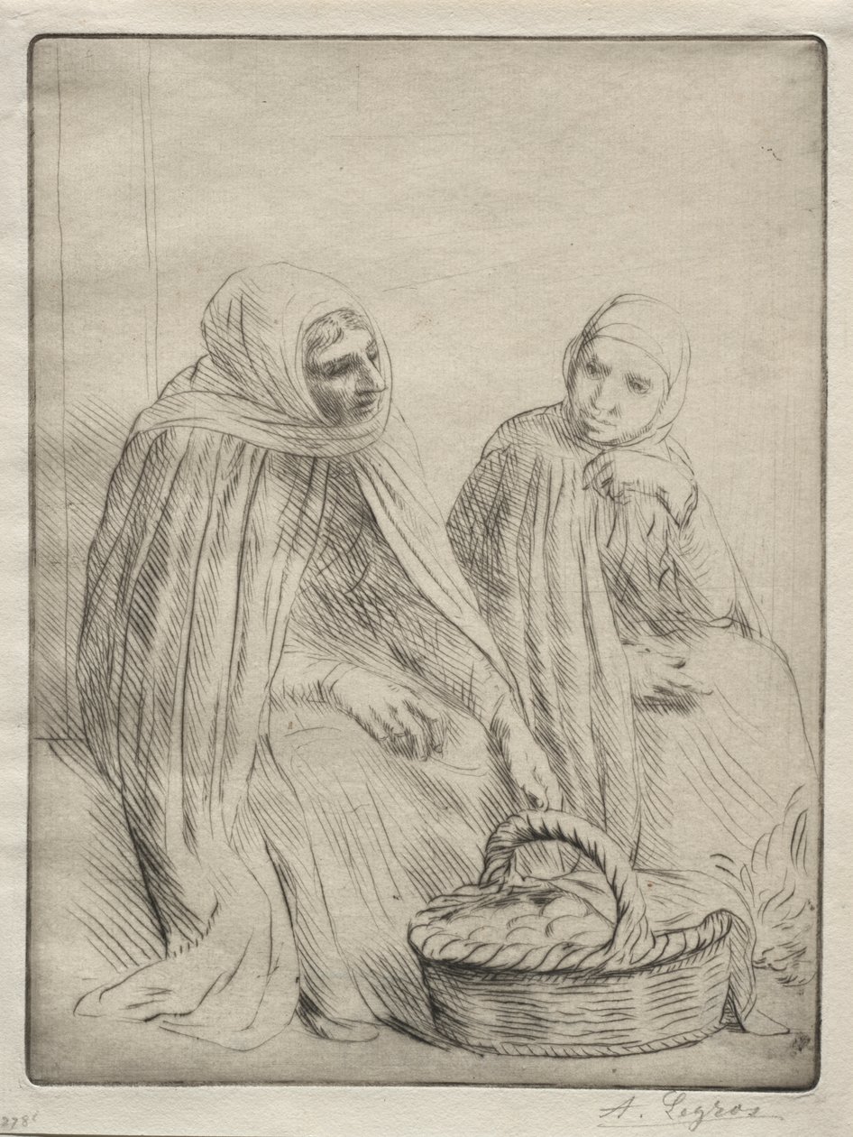 The Egg Merchants (1st Plate) by Alphonse Legros