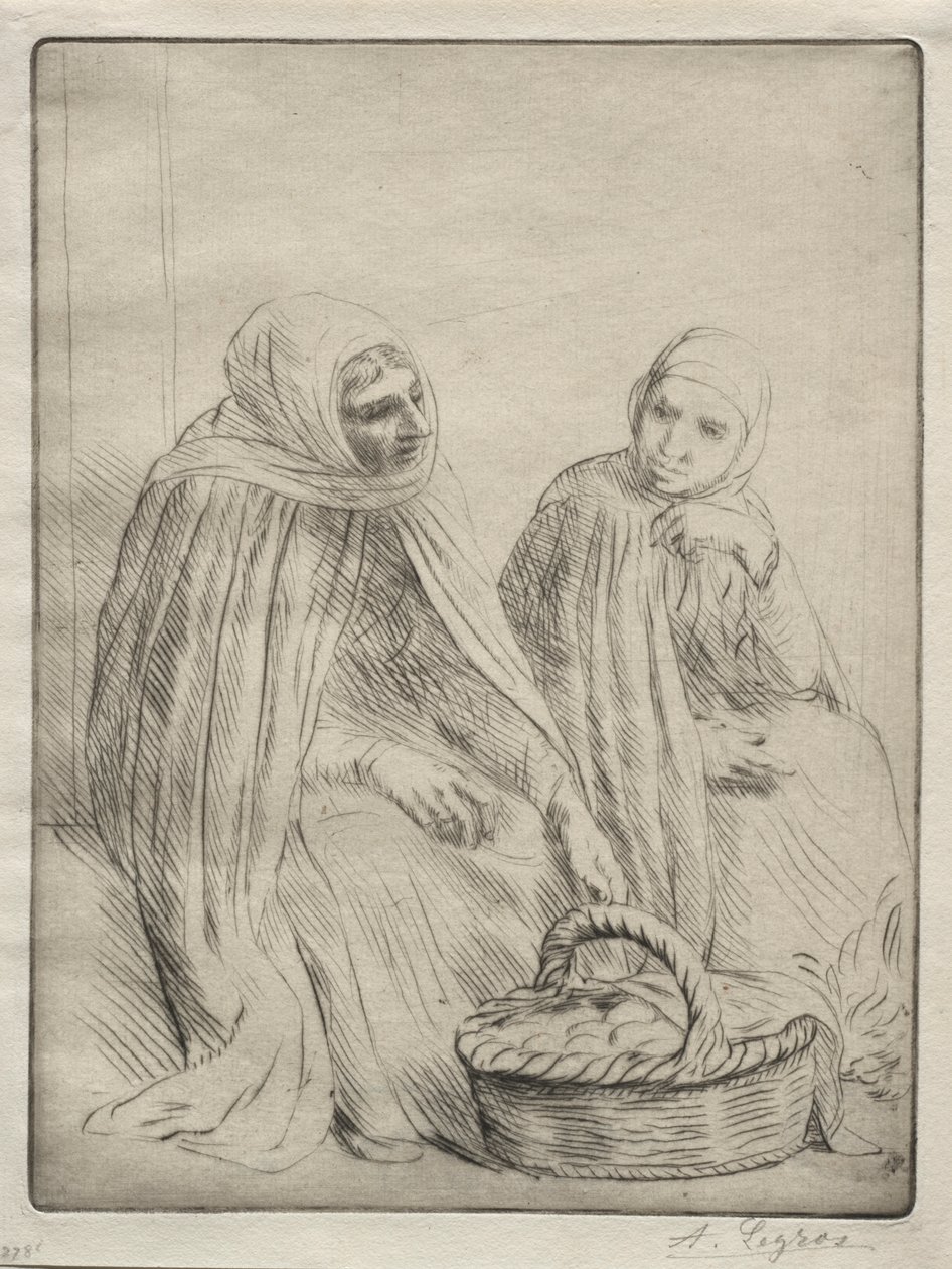 The Egg Merchants (1st Plate) by Alphonse Legros