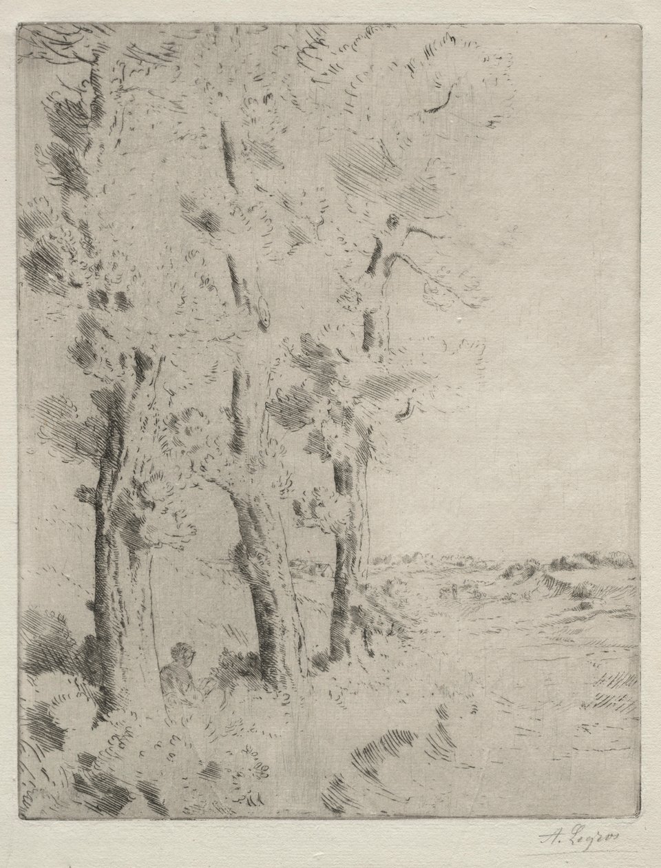 The Reader: The Lecture Under the Trees by Alphonse Legros