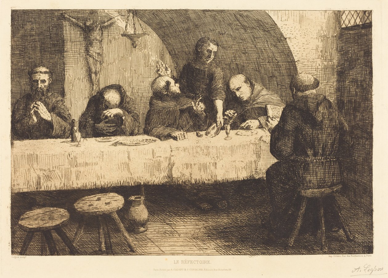 The Refectory by Alphonse Legros