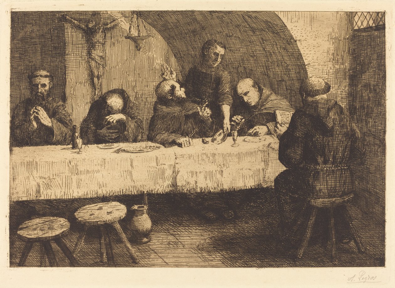 The Refectory by Alphonse Legros