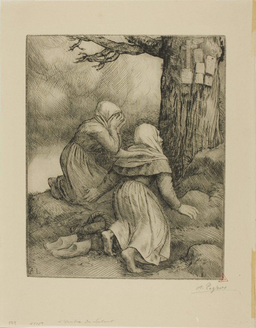 The Tree of Salvation by Alphonse Legros