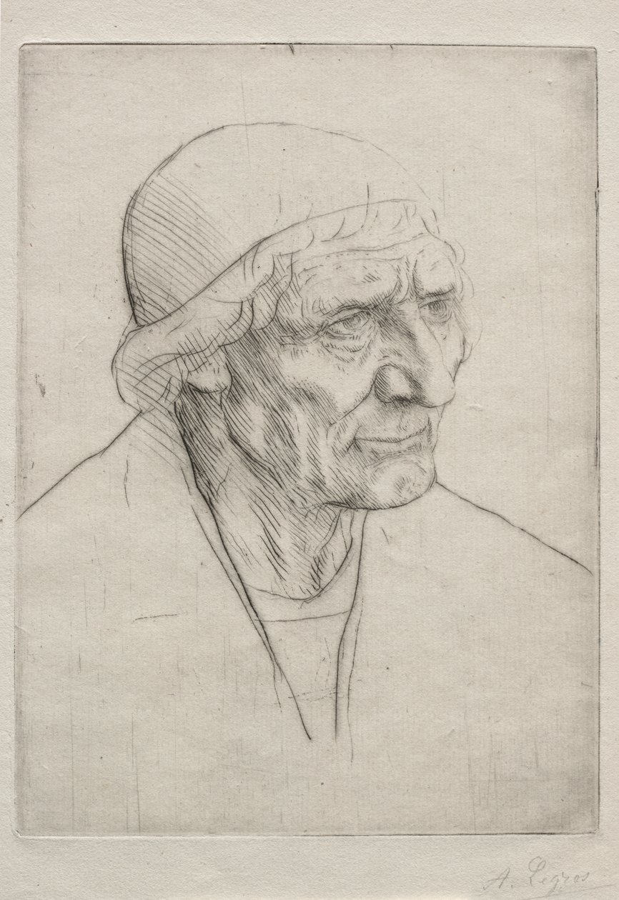 Head of Benediction by Alphonse Legros