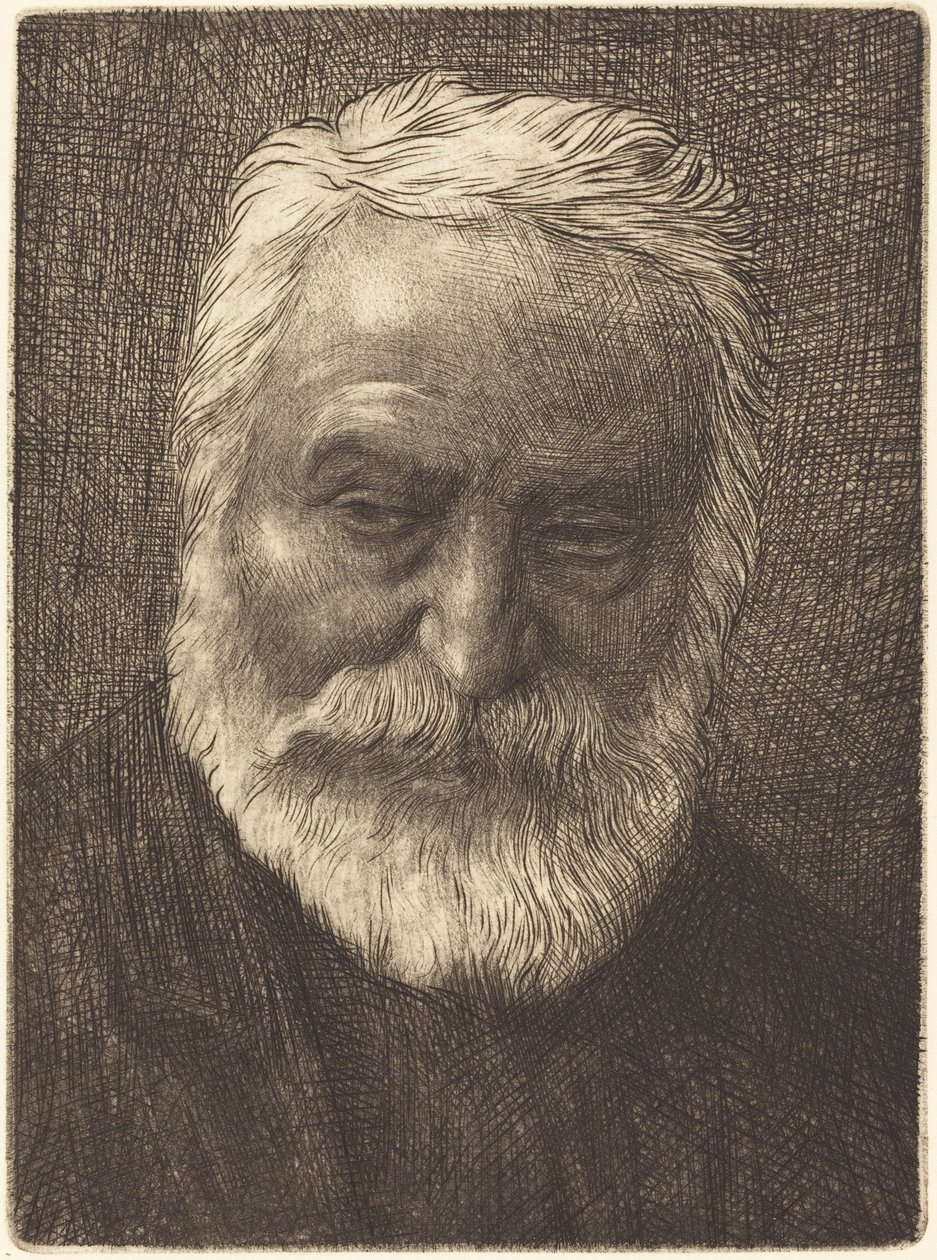 Victor Hugo, 2nd plate by Alphonse Legros