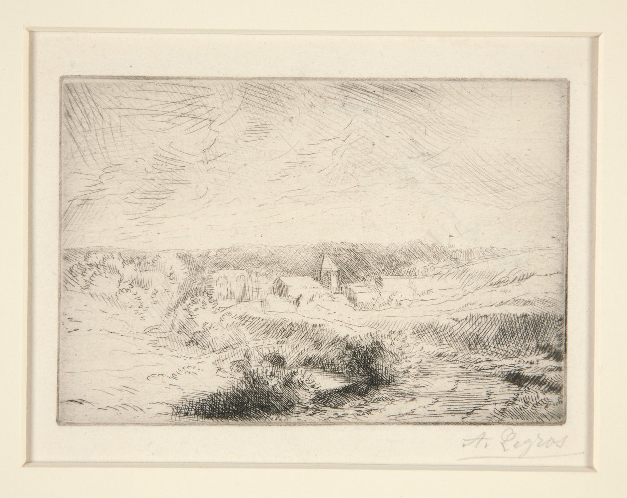 Village of Wimille near Boulogne by Alphonse Legros