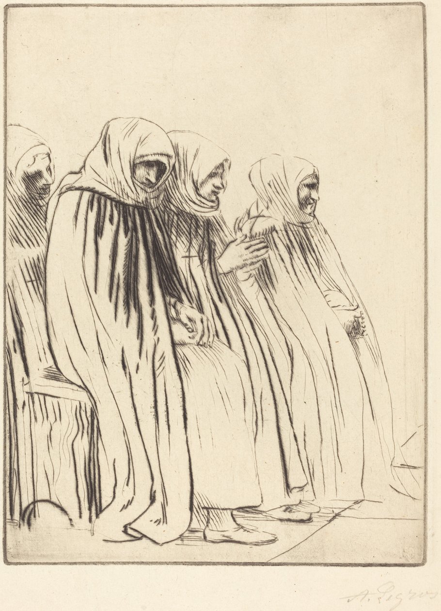 Women of Brussels by Alphonse Legros