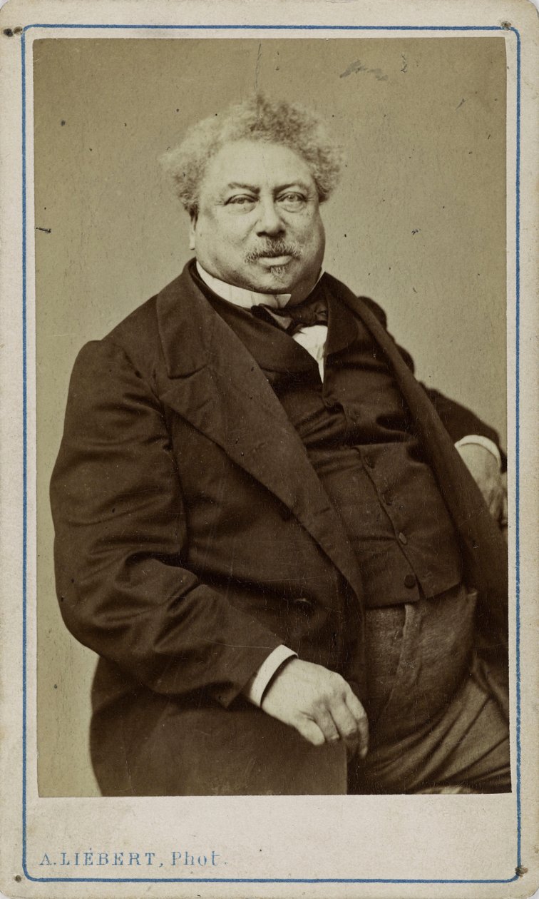 The Author Alexandre Dumas Père, 1870 by Alphonse Liebert
