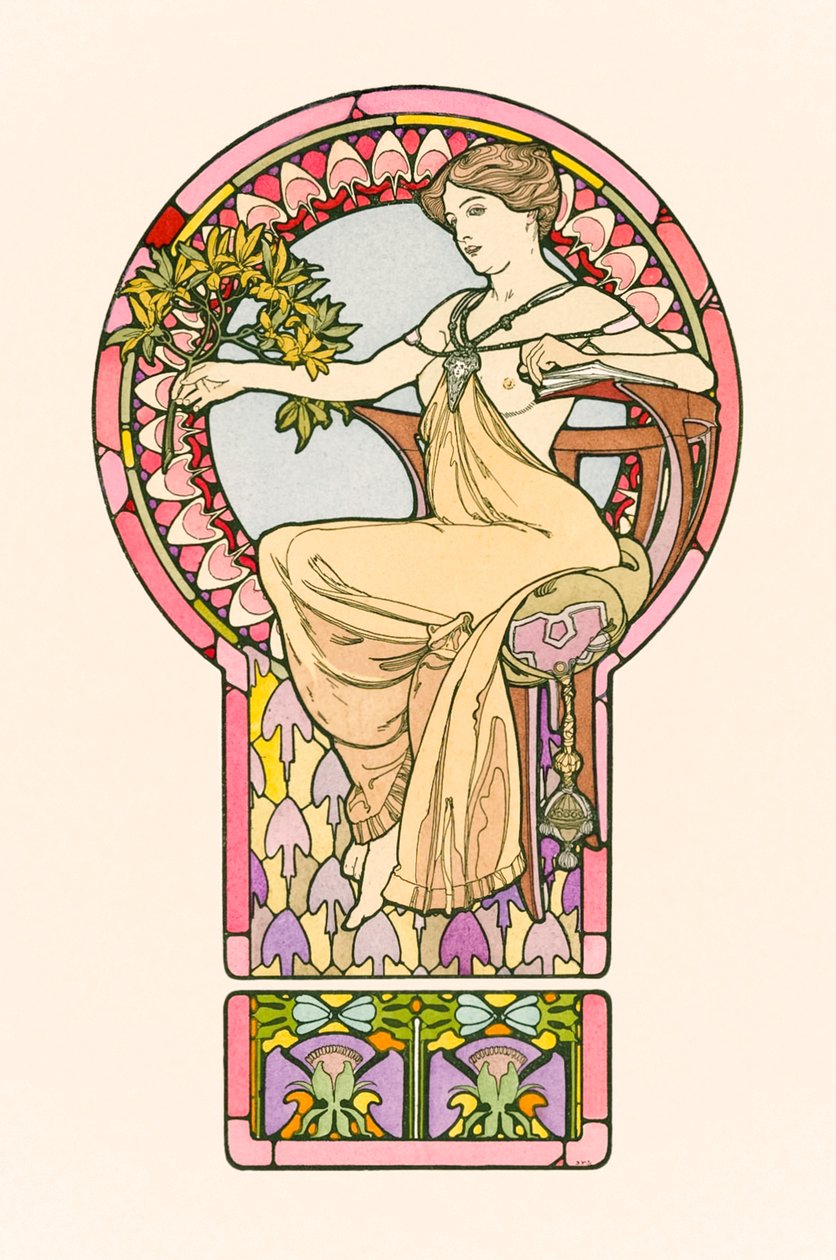 Untitled from Documents Décoratifs by Alphonse Marie Mucha