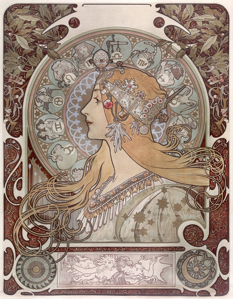 Zodiac by Alphonse Mucha