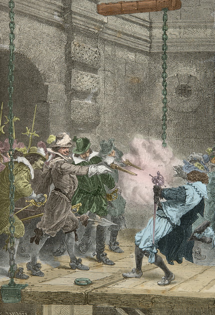 Assassination of Concino Concini by Alphonse Marie de Neuville